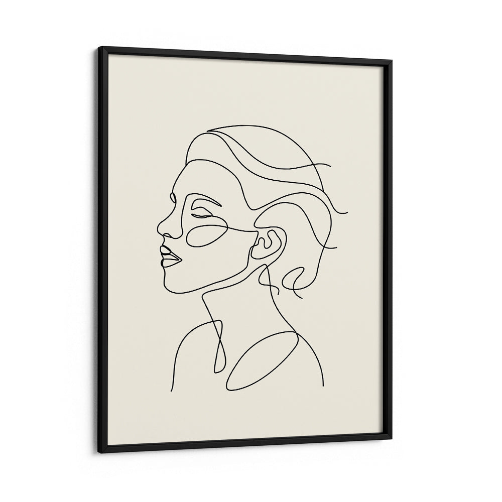 Song - White Nook At You Matte Paper Black Frame