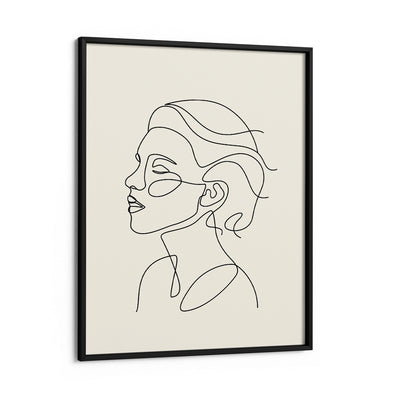 Song - White Nook At You Matte Paper Black Frame