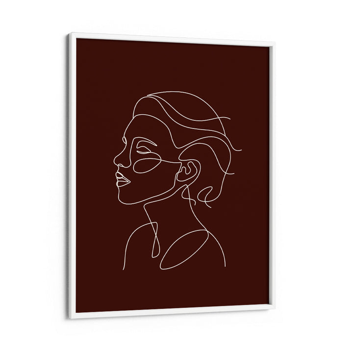 Song - Brown Nook At You Matte Paper White Frame