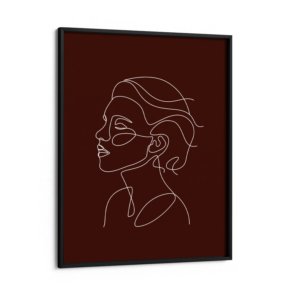 Song - Brown Nook At You Matte Paper Black Frame