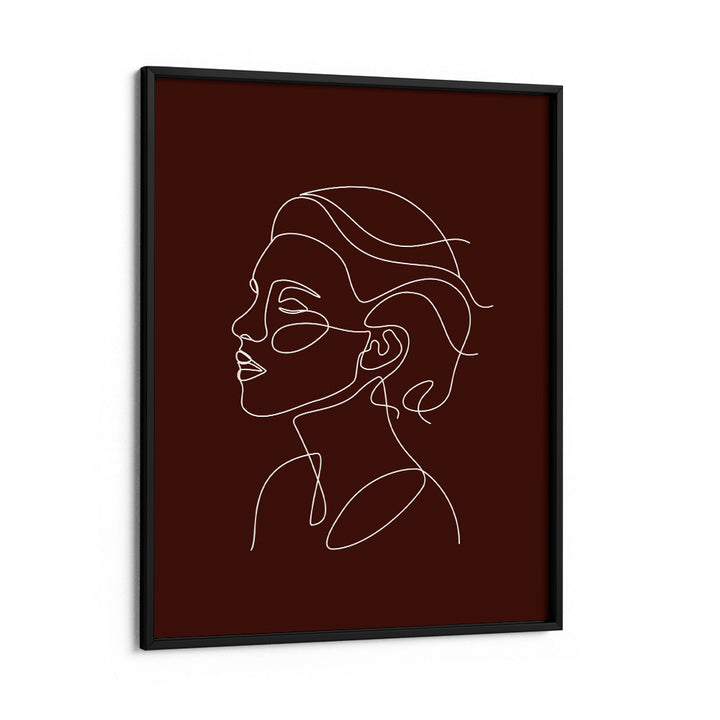 Song - Brown Nook At You Matte Paper Black Frame