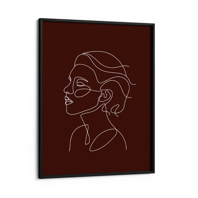 Song - Brown Nook At You Matte Paper Black Frame
