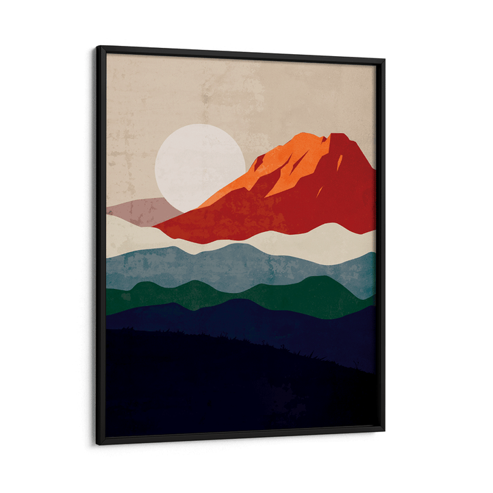 Textured Sunrise Nook At You Matte Paper Black Frame