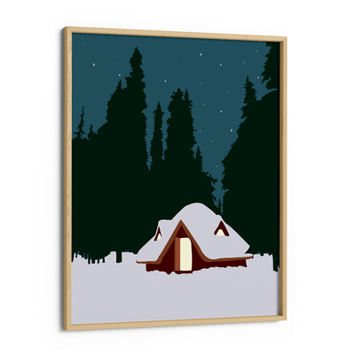 Christmas Day Nook At You Matte Paper Wooden Frame