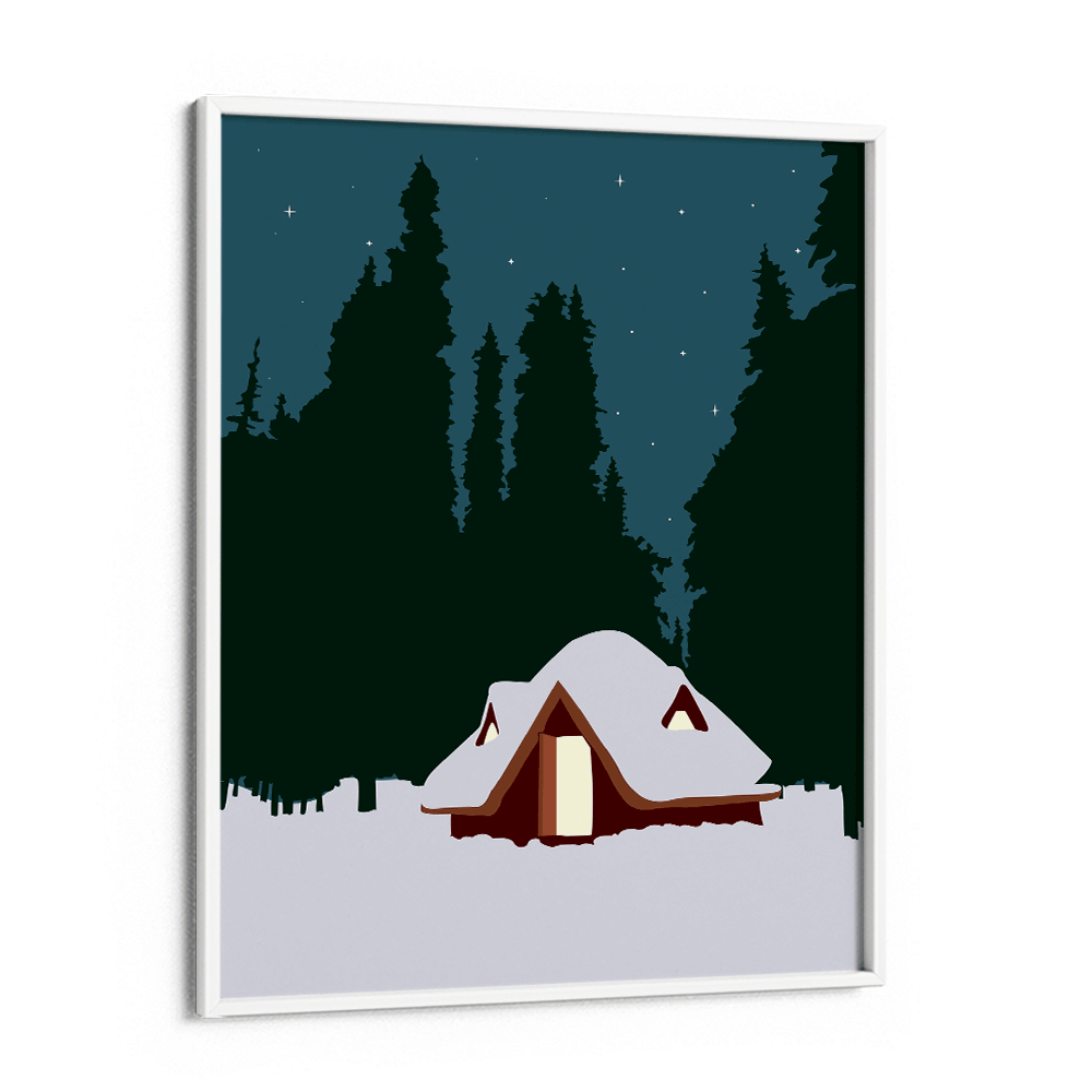 Christmas Day Nook At You Matte Paper White Frame