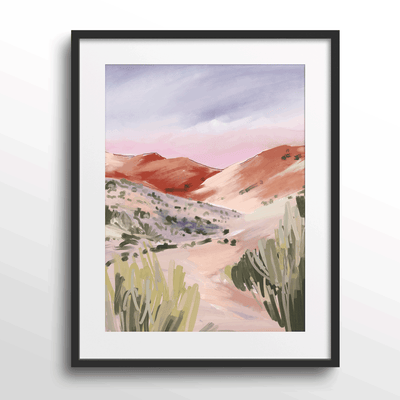 The Ideal Setting Nook At You Matte Paper Black Frame With Mount