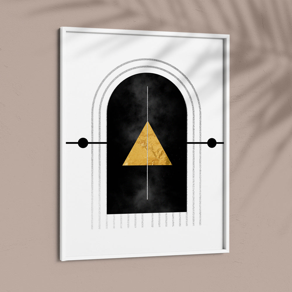 Geometric Door Abstract Wall Art-Nook At You
