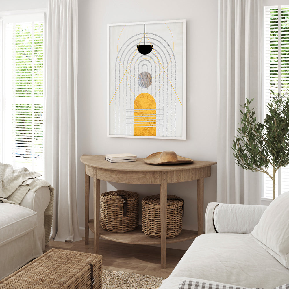 The Golden Arch Abstract Painting-Nook At You