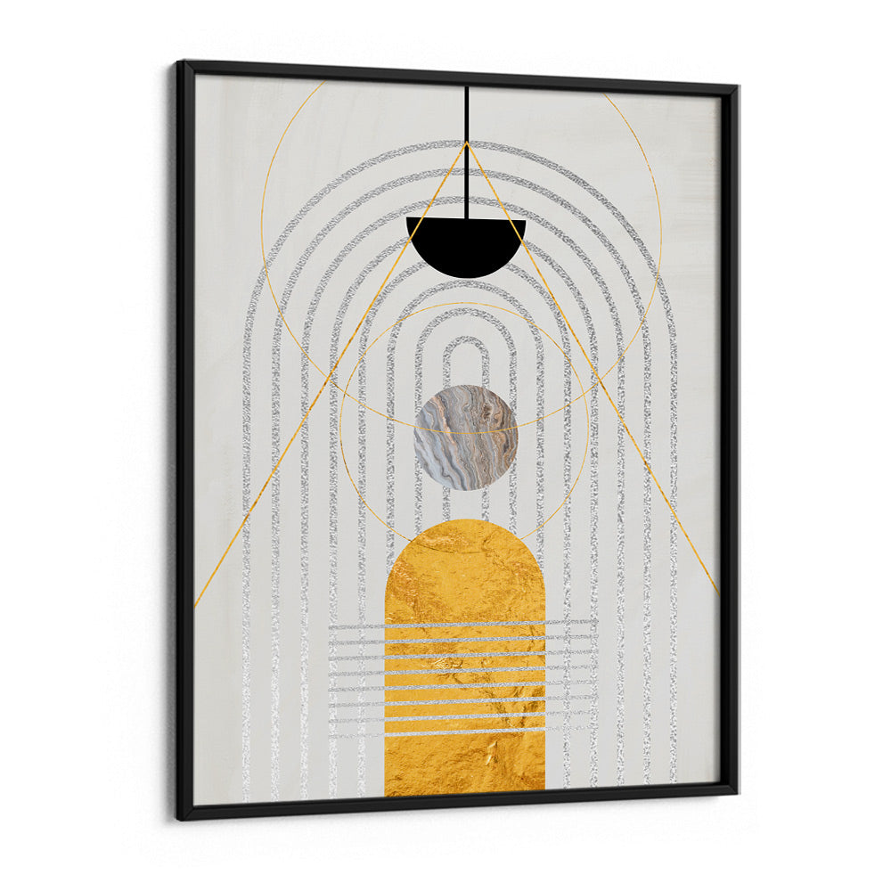 The Golden Arch Abstract Painting-Rolled Art-Nook At You