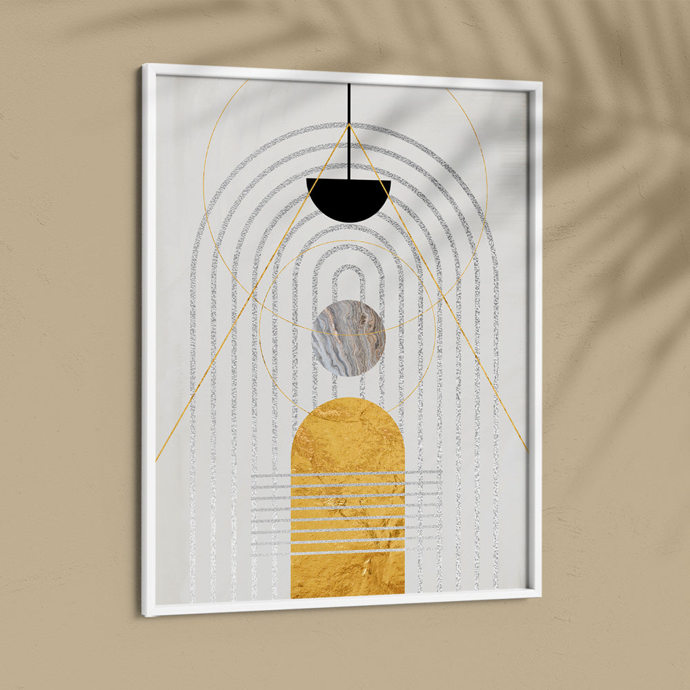 The Golden Arch Abstract Painting-Nook At You