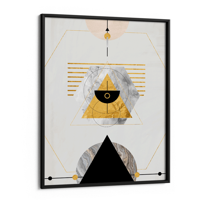 Trippy Geometry Abstract Painting-Rolled Art-Nook At You