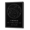Custom Star Map - Black - Classic