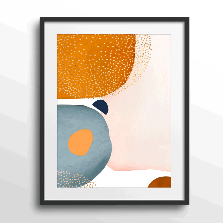 Storm Abstract Prints-Black Frame With Mount-Nook At You