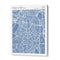 Map Art - Powder Blue - Modern #2