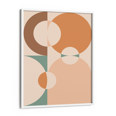 Geometric Clarity Nook At You Matte Paper White Frame