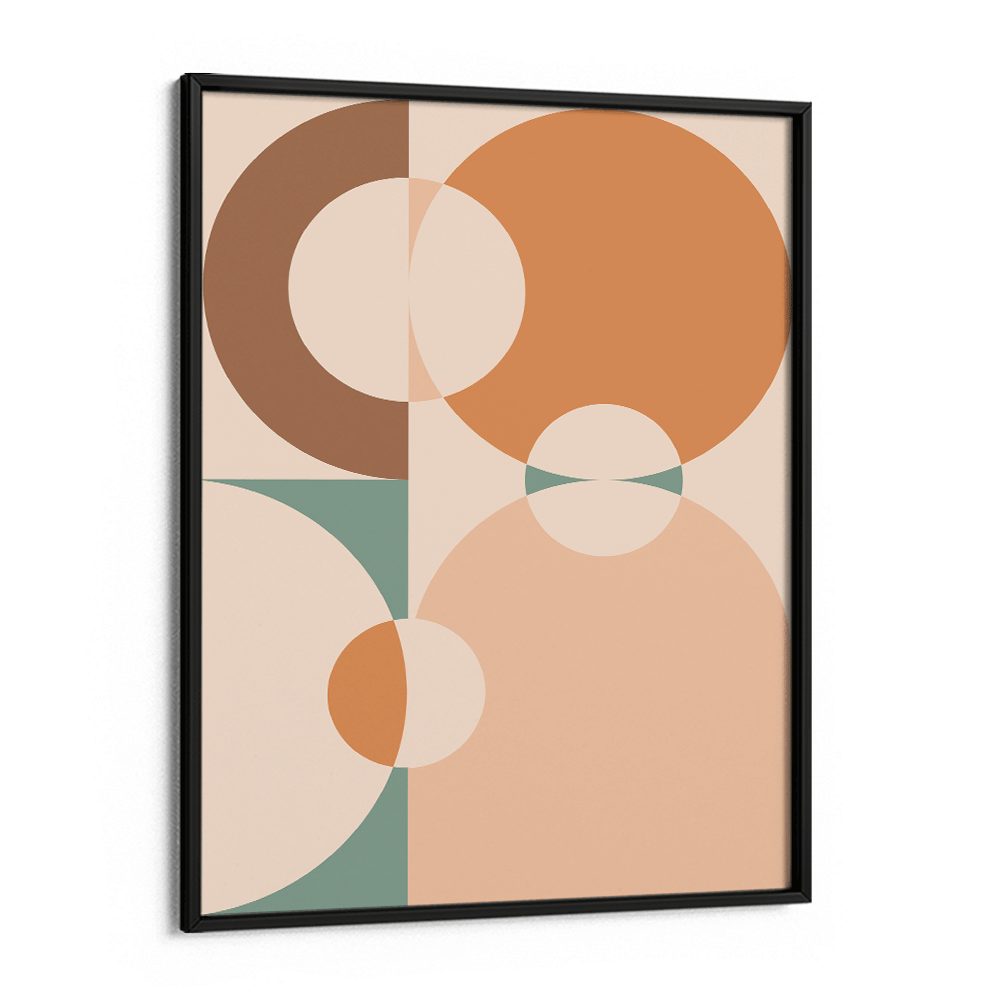 Geometric Clarity Nook At You Matte Paper Black Frame
