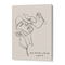 Personalized Line Art - Embrace (Beige)