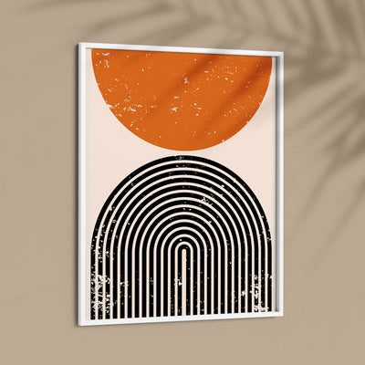 Textured Burnt Orange Geometric Nook At You  