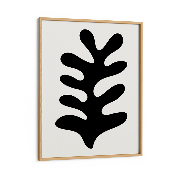 The Leaf - Matisse Inspired Abstract Wall Art-Wooden Frame-Nook At You