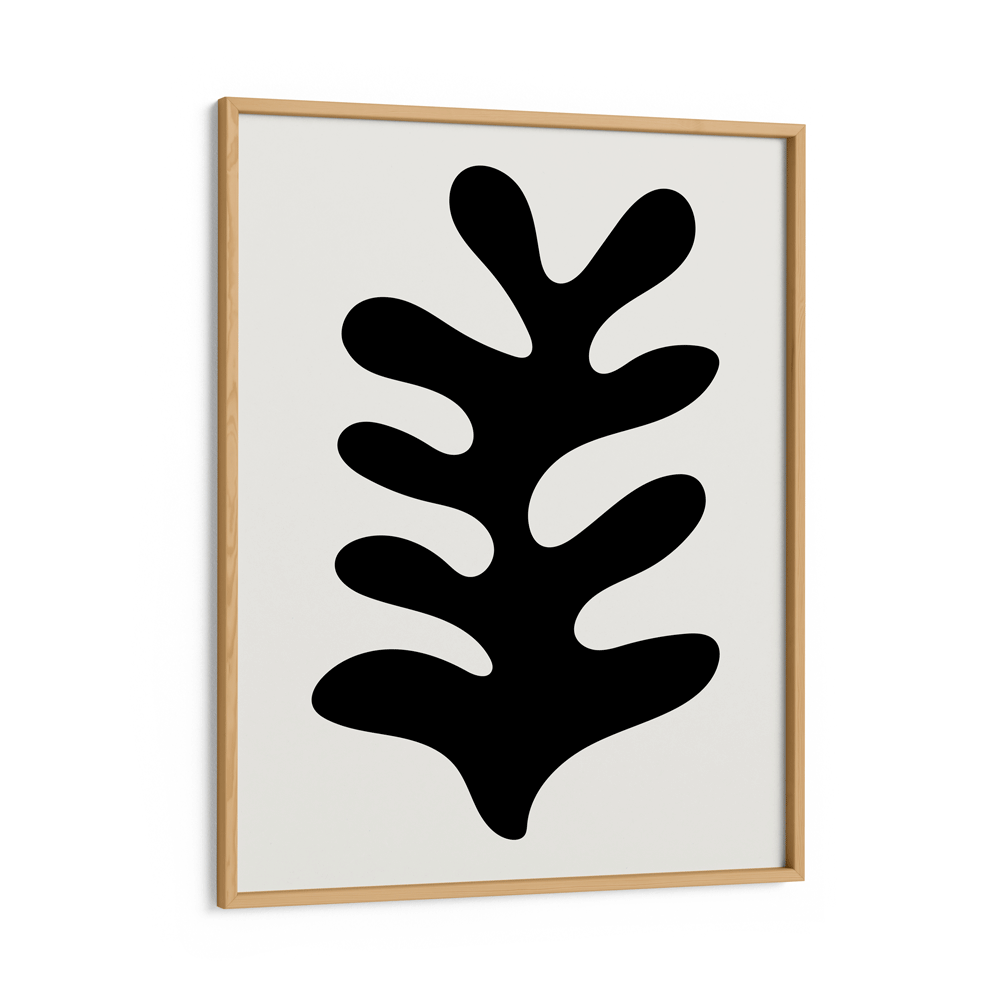 The Leaf - Matisse Inspired Nook At You Matte Paper Wooden Frame