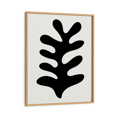 The Leaf - Matisse Inspired Nook At You Matte Paper Wooden Frame