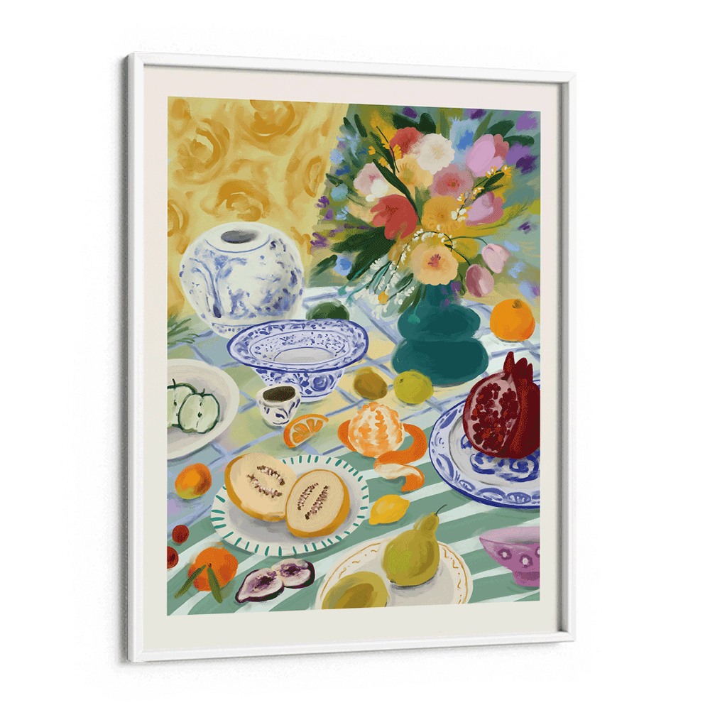Summer Picnic (Without Text) Nook At You Matte Paper White Frame