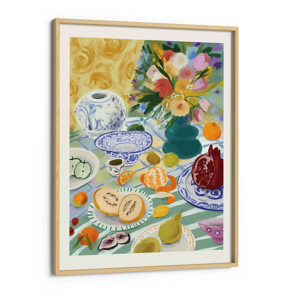 Summer Picnic (Without Text) Nook At You Premium Luster Paper Wooden Frame