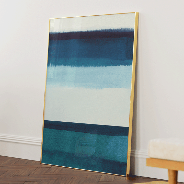 Vessel of Pride Abstract Wall Art-Gold Metal Frame-Nook At You