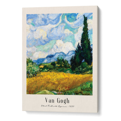 Vincent Van Gogh - Wheat Fields 1889 Nook At You Canvas Gallery Wrap