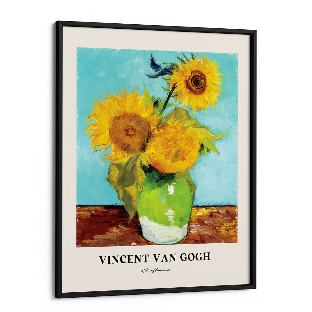Vincent Van Gogh - Sunflowers (1887) Nook At You Matte Paper Black Frame