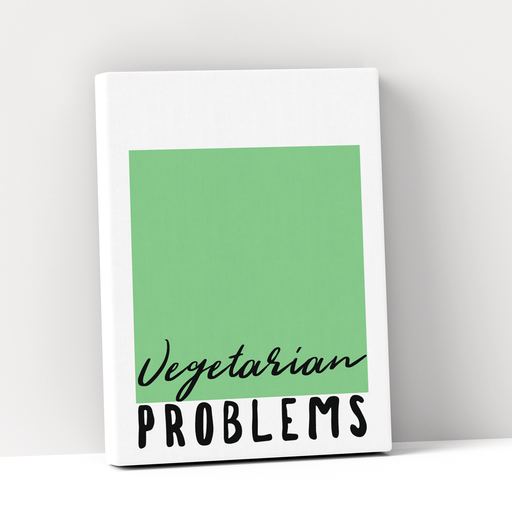 Vegetarian Problems Nook At You Canvas Gallery Wrap