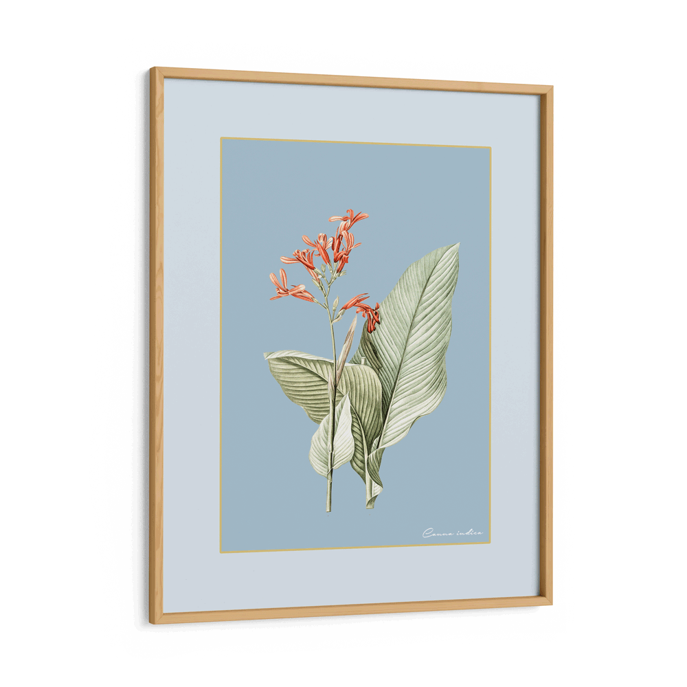 Blossom Bliss - Powder Blue Nook At You Matte Paper Wooden Frame