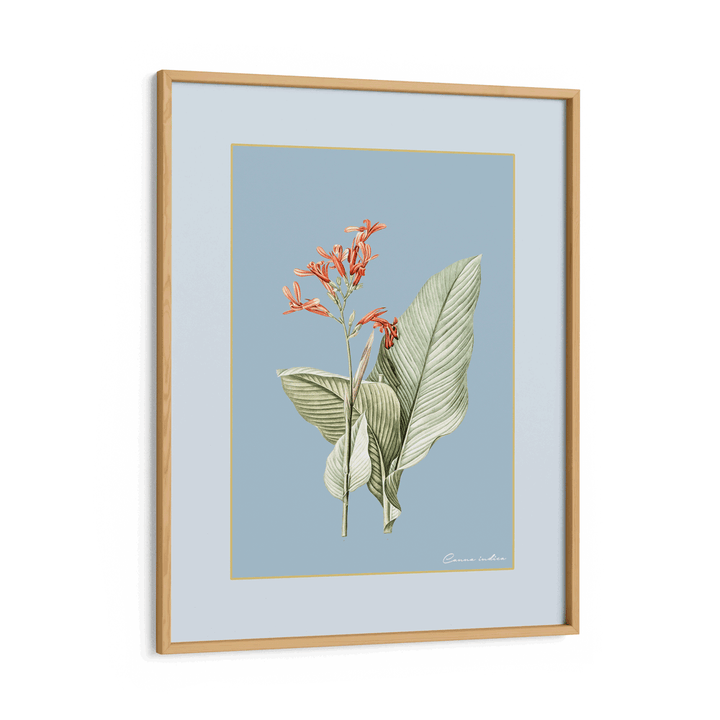 Blossom Bliss - Powder Blue Nook At You Matte Paper Wooden Frame