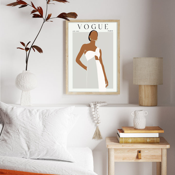 Abstract Vogue - April 2021 Nook At You Matte Paper Rolled Art