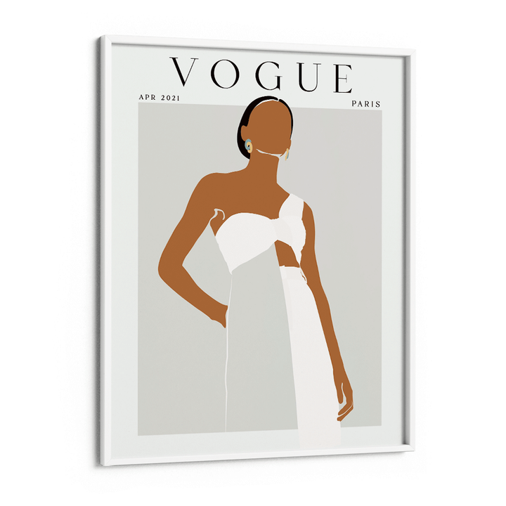Abstract Vogue - April 2021 Nook At You Matte Paper White Frame