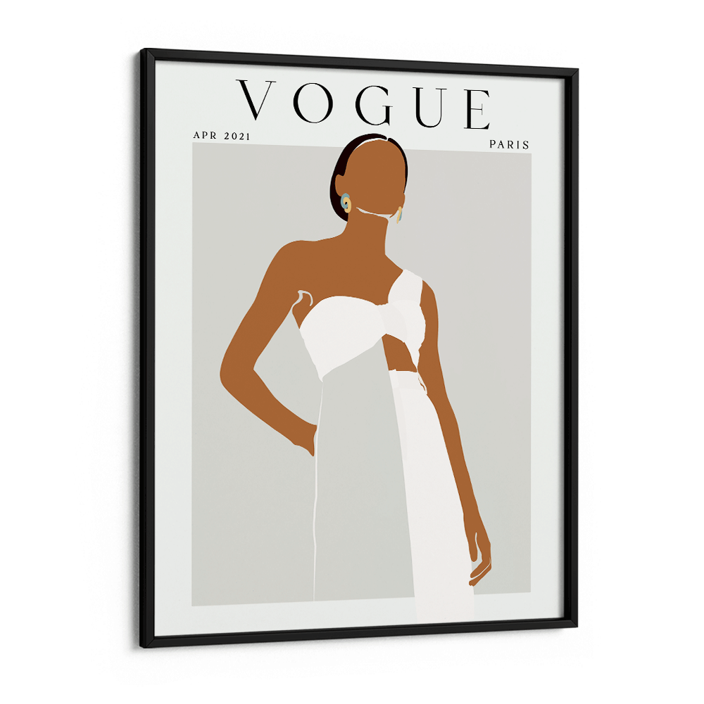 Abstract Vogue - April 2021 Nook At You Matte Paper Black Frame