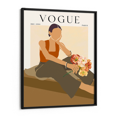 Abstract Vogue - Dec 1999 Nook At You Matte Paper Black Frame