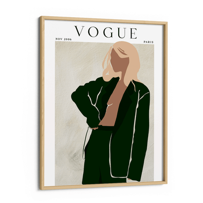 Abstract Vogue - Nov 2006 Nook At You Matte Paper Wooden Frame