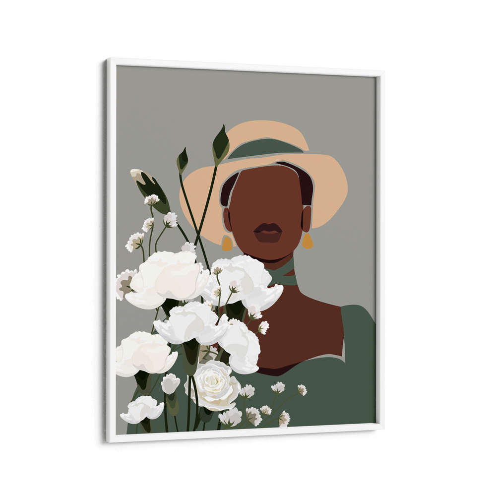 Bliss Nook At You Matte Paper White Frame