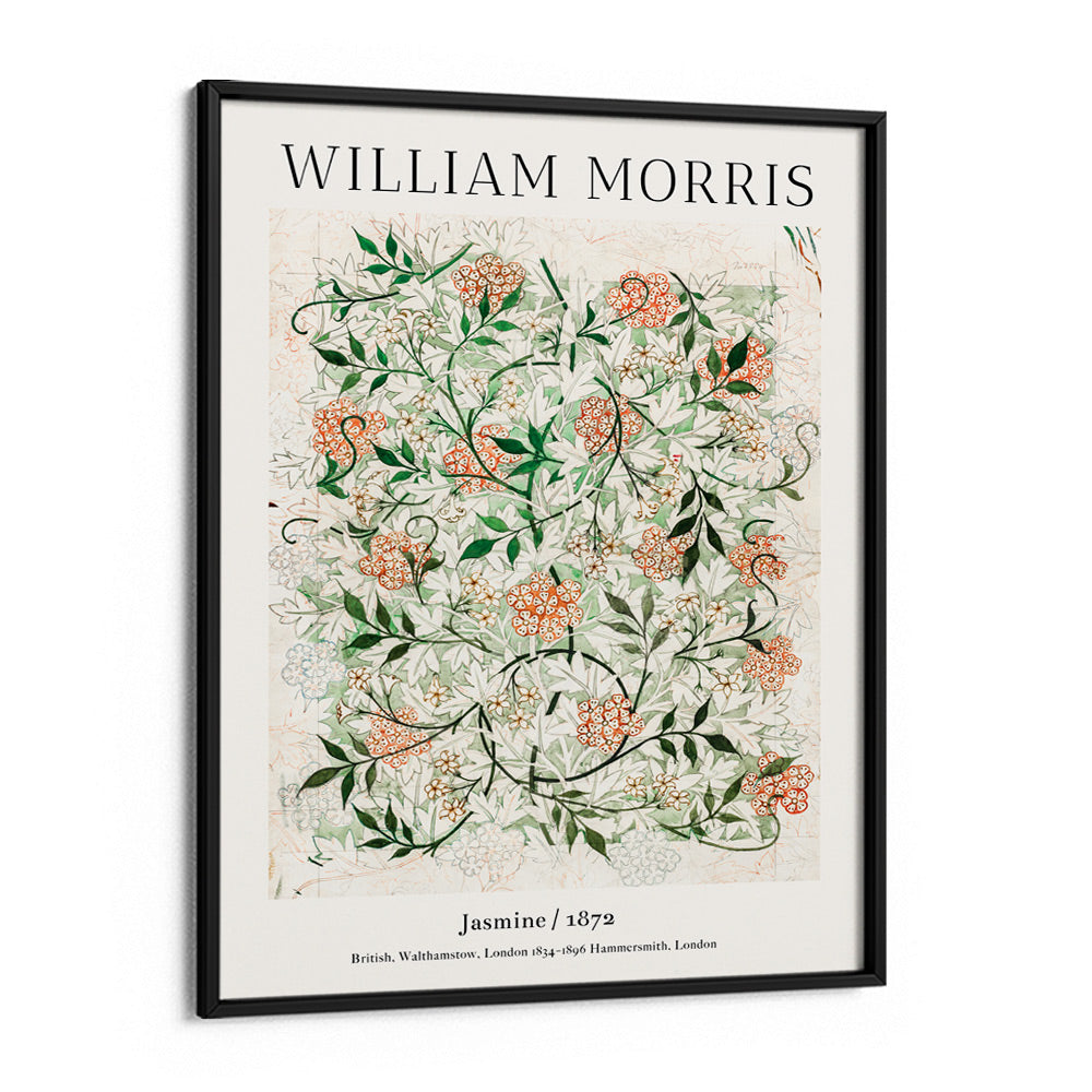 William Morris - Jasmine Nook At You Matte Paper Black Frame