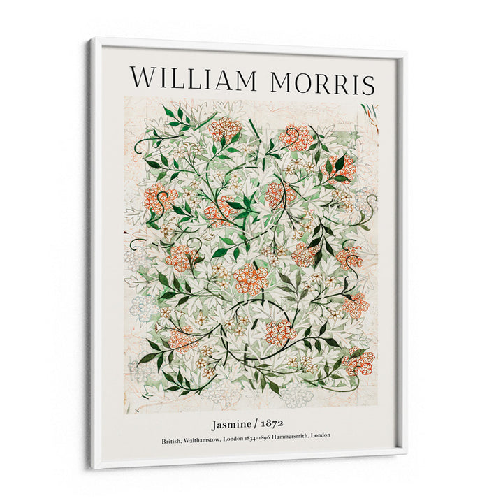William Morris - Jasmine Nook At You Matte Paper White Frame