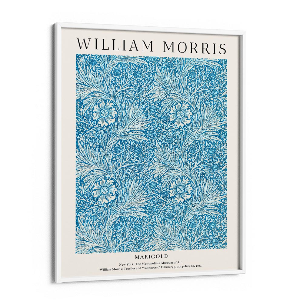 William Morris - Marigold Nook At You Matte Paper White Frame