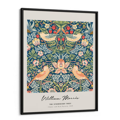 William Morris - The Strawberry Thief 1884 Nook At You Matte Paper Black Frame