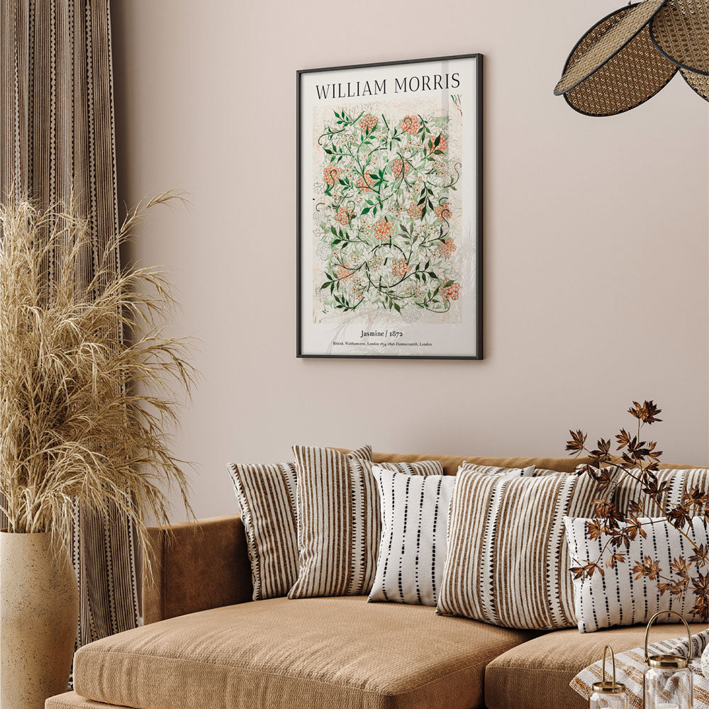 Famous Painting Jasmine By William Morris, Exhibition Poster – Nook At You