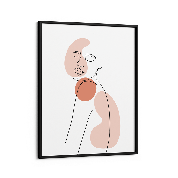 Perception - White Nook At You Matte Paper Black Frame