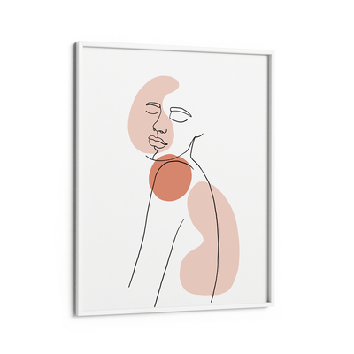 Perception - White Nook At You Matte Paper White Frame