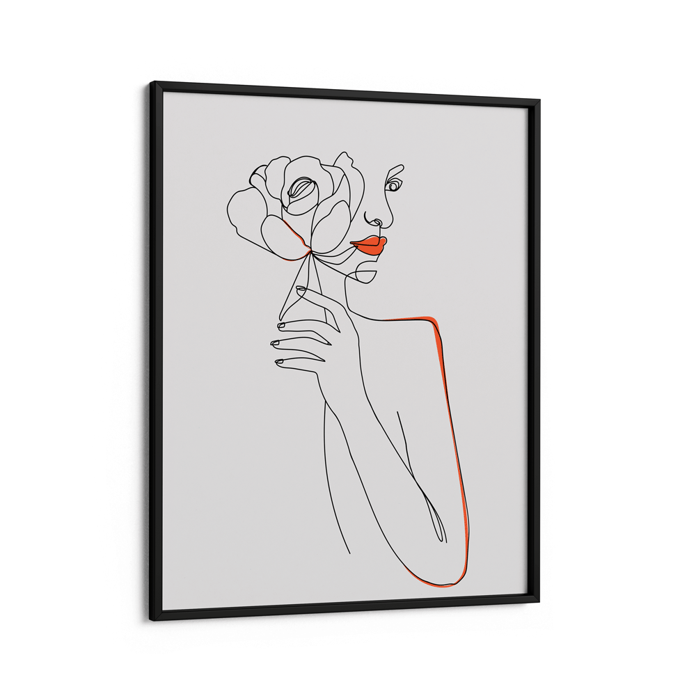 Clarity - White Nook At You Matte Paper Black Frame