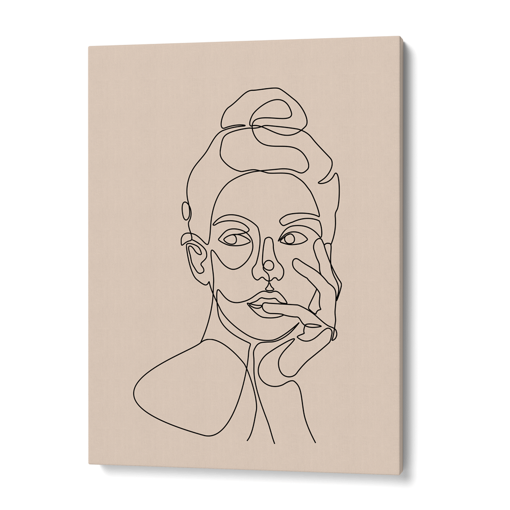 Reflection - Beige Nook At You Canvas Gallery Wrap