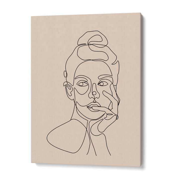 Reflection - Beige Nook At You Canvas Gallery Wrap