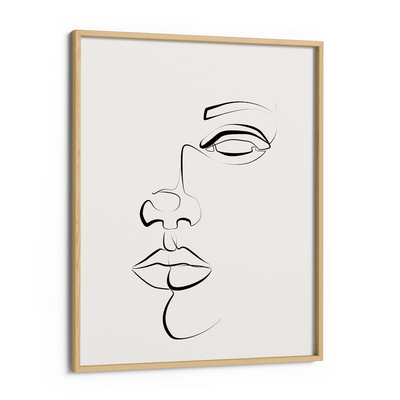 Desire Nook At You Matte Paper Wooden Frame